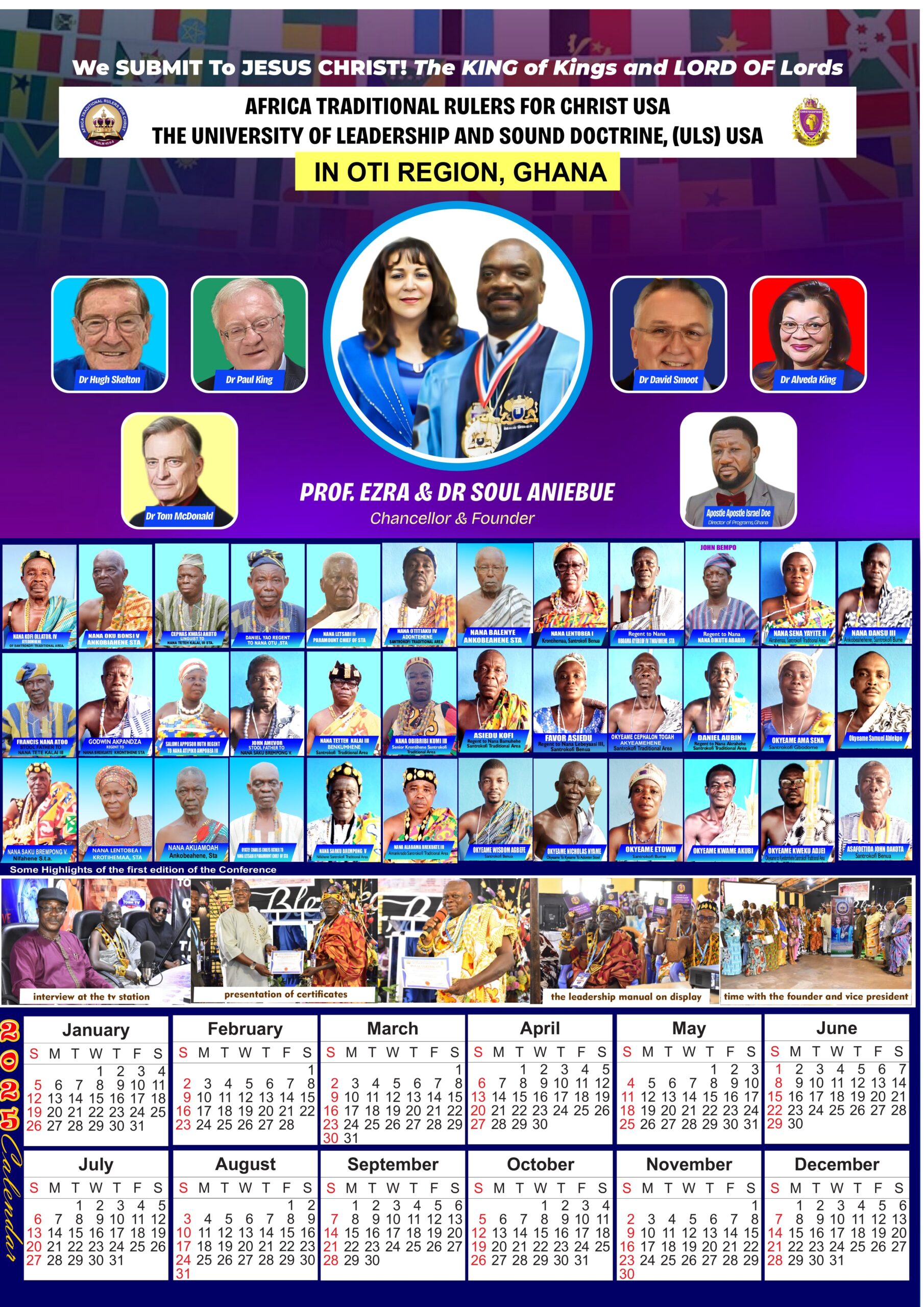 AFRICAN LEADERS CALENDER 2025 2
